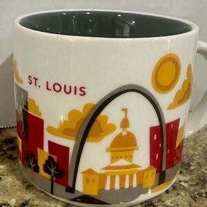 Starbucks St. Louis Cityscape Mug - White, Yellow & Red
